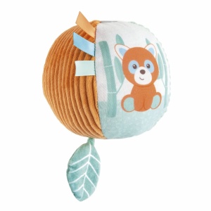Minge moale Chicco My Sweet Doudou Panda Chameleon, cu activitati tactile, 0 luni