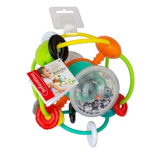 Minge muzicala Infantino, multicolora, cu margele si sandstab, 930-216268-00