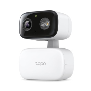 Mini camera de securitate TP-Link Tapo C206 cu inregistrare, 1080p, acoperire interioara si exterioara la 360deg, detectare si notificari AI, card microSD de pana la 512 GB, 105,3 x 77,8 x 69,8 mm