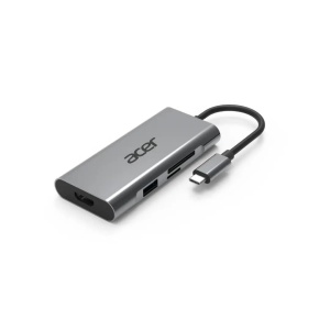 Mini Dock ACER 7-in-1 GPDCK1100N Argintiu HDMI USB-A USB-C - Img 2
