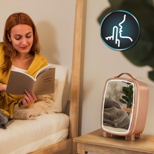 Mini Frigider Cecotec CoolingBeauty 4000 Mirror Rose, 4 L, racire pana la 5 C, LED - Img 7