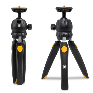 Mini-stativ KODAK PhotoGear 2-in-1 cu telecomanda, 22,9 cm, selfie stick, 360 rotire - Img 2
