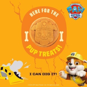 Mini Waffeleisen Bestron APP500RHY Paw Patrol Rubble Design Galben 550W - Img 3