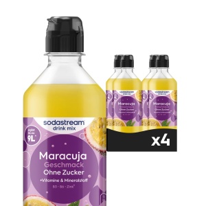 Mix pentru bauturi Sodastream Maracuja fara zahar, 4 x 440 ml