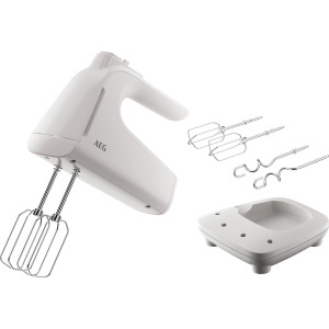 Mixer de mana AEG AHM4W, 500W, 5 viteze, culoare alba