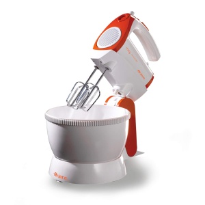 Mixer de mana Ariete 15651 Mixy 400W 5 viteze bol rotativ 24L AlbPortocaliu