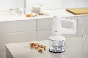 Mixer de mana Braun MultiMix 3 HM 3135, 500W, alb, cu accesorii - Img 6