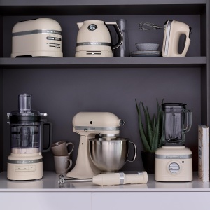 Mixer de mana KitchenAid 9 trepte, 85W, motor DC silentios, culoare Almond Cream - Img 8