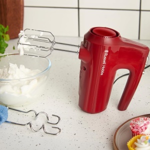 Mixer de mana Russell Hobbs Desire 27152-56 350W 5 trepte viteza Rosu - Img 5