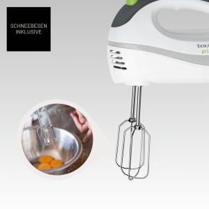 Mixer de mana Taurus, 300 W, 5 viteze, alb - Img 4