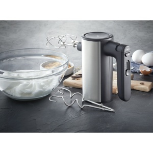 Mixer de mana WMF Kult X Edition, mixer de mana, tel cu 5 setari de viteza, functie turbo, mixer de mana 400 W, Cromargan mat, negru - Img 2