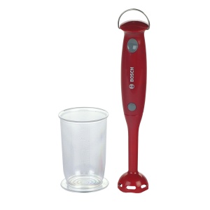 Mixer pentru copii Theo Klein 9566 Bosch, rosu, cu accesorii, pentru 3 ani
