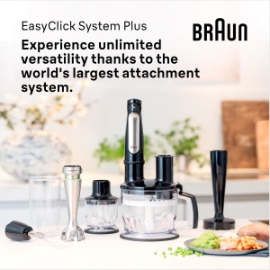 Mixer vertical Braun MultiQuick 7 MQ7035XBI 1000W ActiveBlade Negru - Img 5