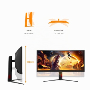 Monitor AOC CU34G4ZCA 34 Zoll Curved UW-QHD 240Hz Negru - Img 6