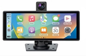 Monitor auto PNI D1026 10,26 inch, Bluetooth, navigatie, camera DVR