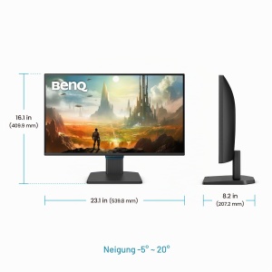Monitor BenQ GW2490CE 23,8 inch FHD 144Hz IPS cu USB-C, Eye-Care - Img 7