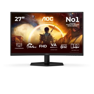 Monitor Curbat AOC C27G42FE, 27 inch, FHD, 180Hz, Negru - Img 2