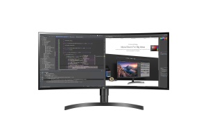 Monitor Curbat LG Ultrawide 34WL75C-B, 34 inch, QHD 3440x1440, Negru - Img 1