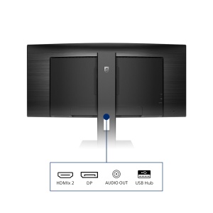 Monitor Curbat Philips 345B1C, 34 inch WQHD, 100 Hz, Negru - Img 4