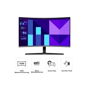 Monitor Curbat Samsung Essential S3 S39GD, 32 inch, Full HD, 100 Hz - Img 4