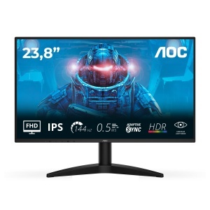Monitor Gaming AOC 24B36X 24 inch FHD, 144Hz, IPS, Negru - Img 2