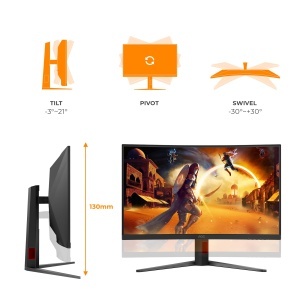 Monitor Gaming AOC C32G4Z 32 inch Curved, Full HD, 260Hz - Img 5