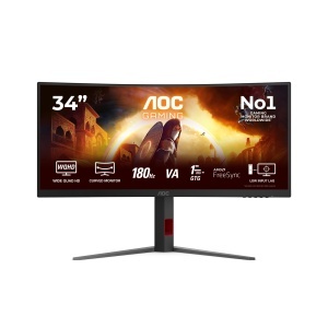 Monitor Gaming AOC CU34G4, 34 inch Curbat, UW-QHD, 180Hz, Negru - Img 2