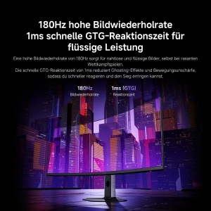 Monitor Gaming Curbat Xiaomi C34WQDA-RGGL, 34 Zoll, 180Hz, 1ms - Img 5