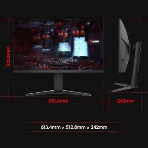 Monitor Gaming KOORUI 27 inch, WQHD, 240Hz, 1ms, NegruRosu - Img 8