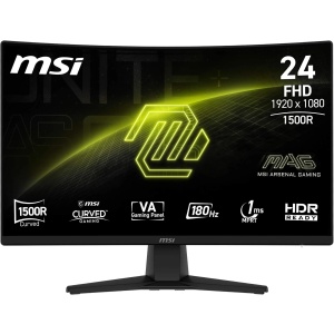 Monitor Gaming MSI MAG 242CA, 24 inch, FHD, 180 Hz, Curbat