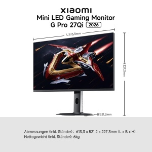 Monitor Gaming Xiaomi G Pro 27Qi, 27 inch, 2K, 180Hz, HDR1000 - Img 8
