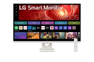 Monitor inteligent LG 32U721SA-W, 32, 4K UHD, HDR10, USB-C 65W, Alb - Img 4