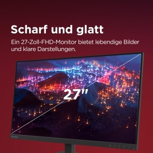 Monitor Lenovo L27-41 27 inch Full HD 100Hz IPS Raven Black - Img 2
