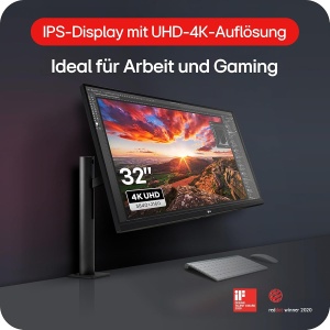 Monitor LG UltraFine Ergo 32UN880K, 32 inch, 4K UHD, USB-C, Negru - Img 2