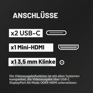 Monitor portabil Logicom NOMAD 15,6 inch FHD 1920x1080, USB-C, HDMI - Img 7