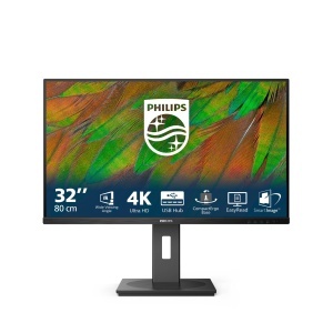 Monitor UHD PHILIPS 32B1N3800-32 inch reglabil pe inaltime difuzor 3840x2160 60 Hz HDMI DisplayPort hub USB negru - Img 2
