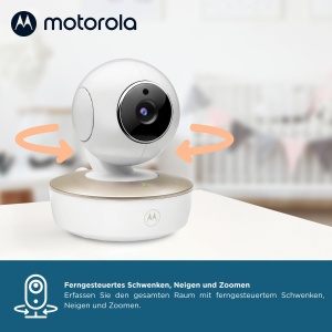 Monitor video pentru bebelusi Motorola VM50G, ecran 5 inch, camera cu vedere nocturna, functie de comunicare bidirectionala - Img 4