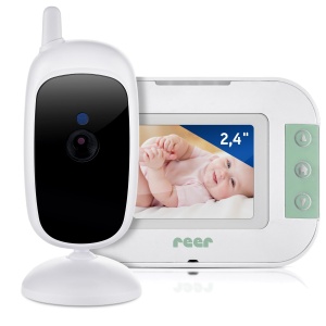 Monitor video pentru bebelusi reer BabyCam S, 300m, noapte, functie de comunicare