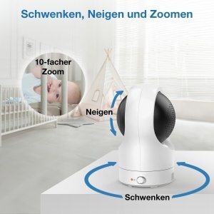 Monitor video pentru bebelusi VTech RM7764HD, 1080p, WiFi, 7 inch - Img 7