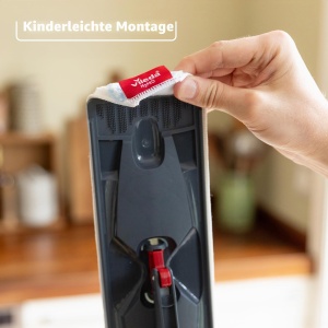 Mop cu microfibre Vileda H2PrO, pentru toate tipurile de suprafete dure, reutilizabil - Img 5