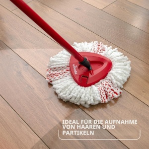 Mop cu pedala Vileda Turbo, set complet cu maner telescopic 65-131 cm - Img 4