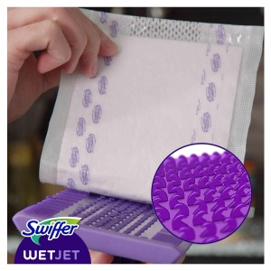 Mop umed Swiffer WetJet, compatibil cu toate suprafetele, usor de utilizat, ambalaj refill - Img 3