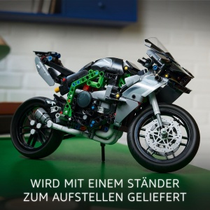 Motocicleta LEGO Technic Kawasaki Ninja H2R, 643 piese, model detaliat, cadou pentru copii - Img 5