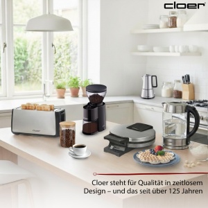 Moulineta de cafea Cloer 7520, 300 g, 150W, neagra - Img 8