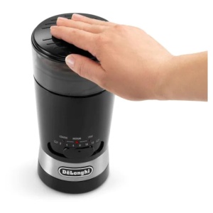 Moulineta electrica DeLonghi KG210 pentru cafea, 170W, inox, negru - Img 3