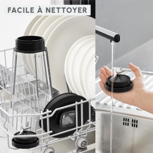 Moulinex PerfectMix Essential, blender de inalta performanta, 1200 W, tehnologie cu lame Powelix, usor de curatat, LM771BF0 - Img 5
