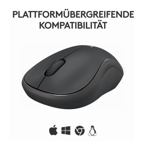 Mouse Bluetooth Logitech M240 Silent, compact, wireless, design ergonomic - Img 7