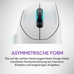 Mouse de gaming Alienware AW620M, 26000 DPI, design ergonomic, autonomie 140 ore - Img 2
