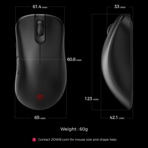 Mouse Gaming BenQ Zowie EC2-DW, Wireless, 4K, 60g, Asimetric - Img 2