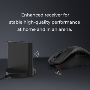 Mouse Gaming Ergonomic BenQ Zowie EC3-CW, Wireless, Negru, 24 Niveluri - Img 6